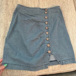 PINK LILY Denim Skirt